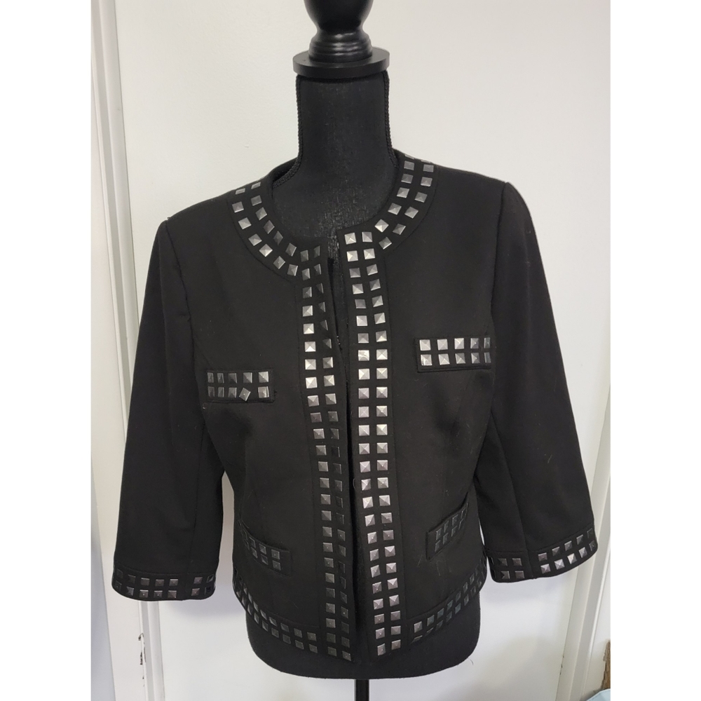 Embellished Quarter Length Blacker Jacket - image 1